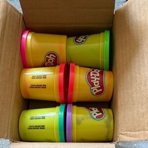 Play-Doh Set- 20+ colors- box opened, but all play-doh is unused